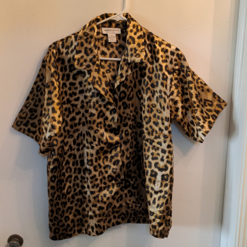 Animal print Silky top